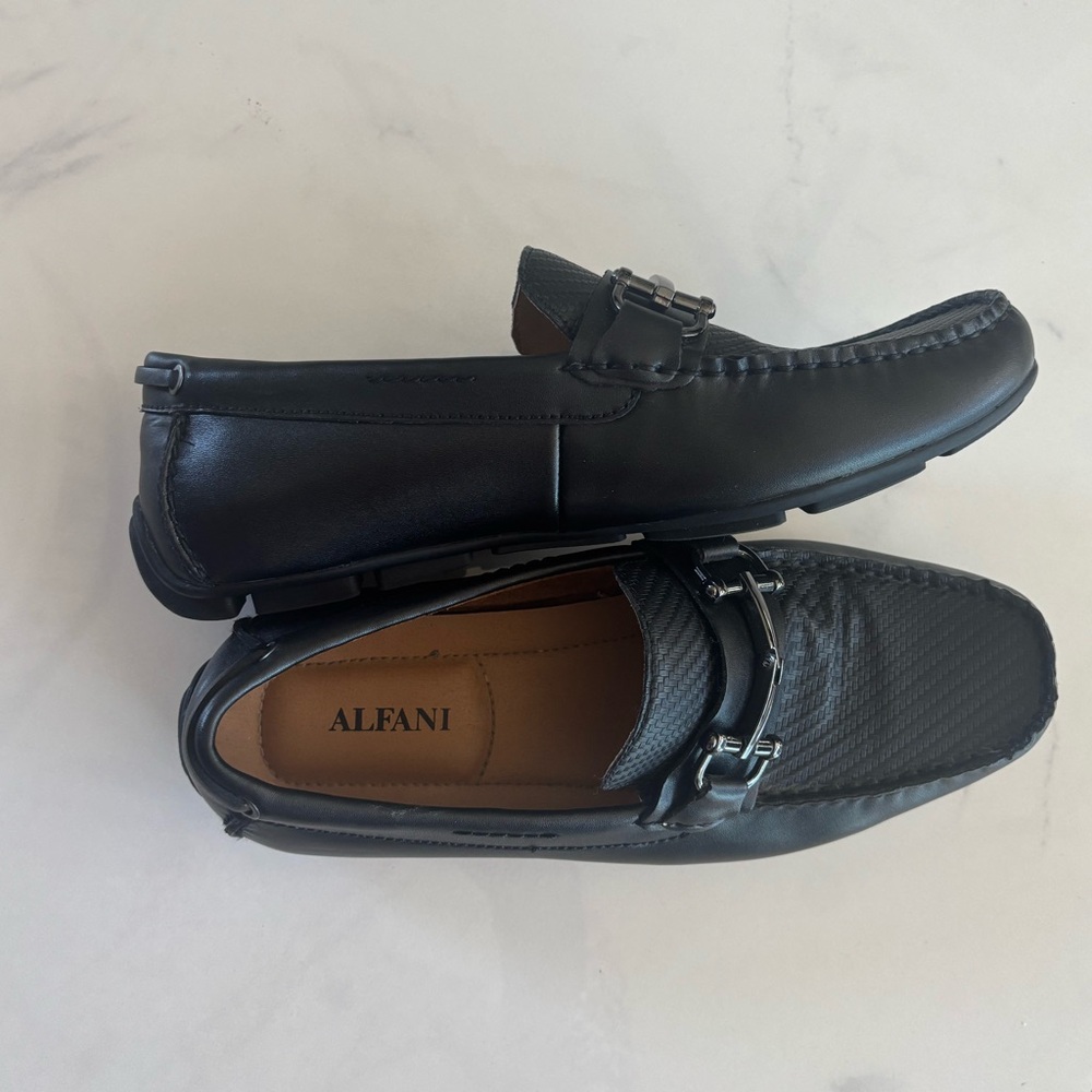 Alfani Men's Black Slip-On Loafers - Picture 8 of 8